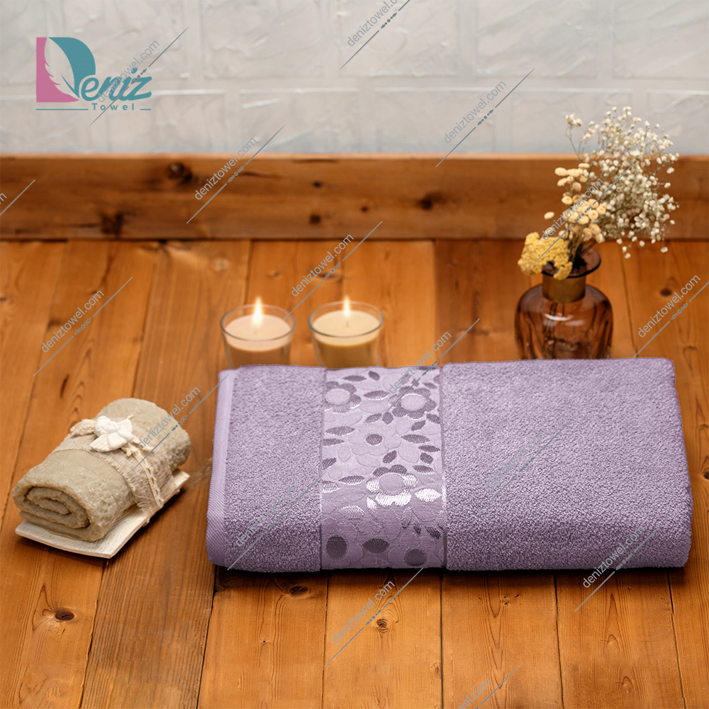 حوله استخری طرح سورپرایز رنگ یاسی تیره