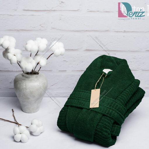 حوله تن پوش Cotton Life رنگ یشمی