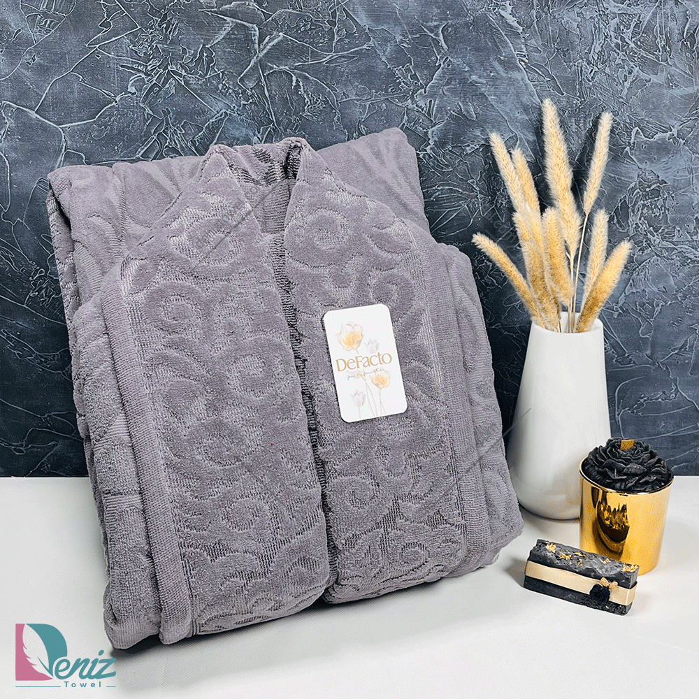 حوله تن پوش طرح الینا رنگ طوسی یاسی