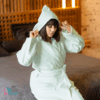 تن پوش ساده soft رنگ سبز پاستلی