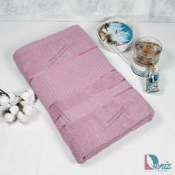 حوله حمامی منیل رنگ کالباسی روشن