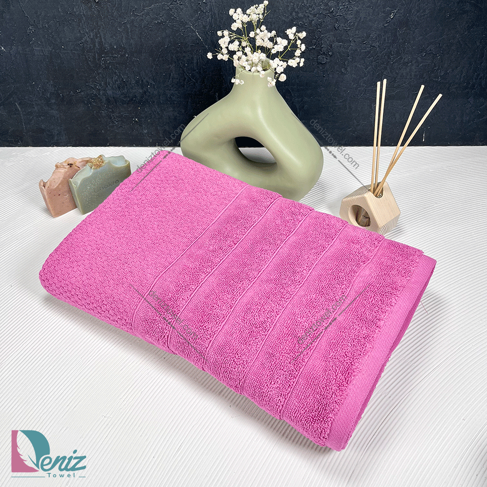 حوله حمامی پینار رنگ صورتی