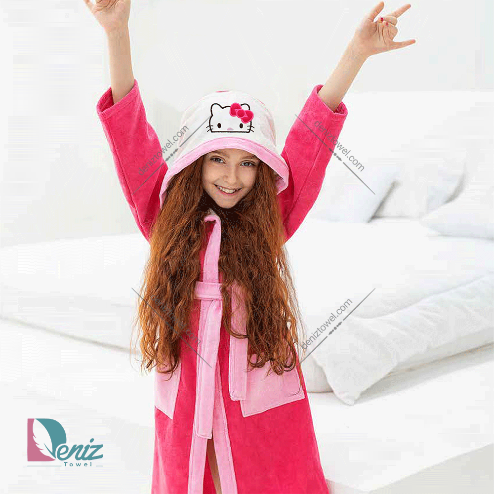 حوله کودک طرح کیتی پاپیون سرخابی