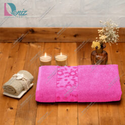 حوله حمامی طرح سورپرایز رنگ ماتیکی