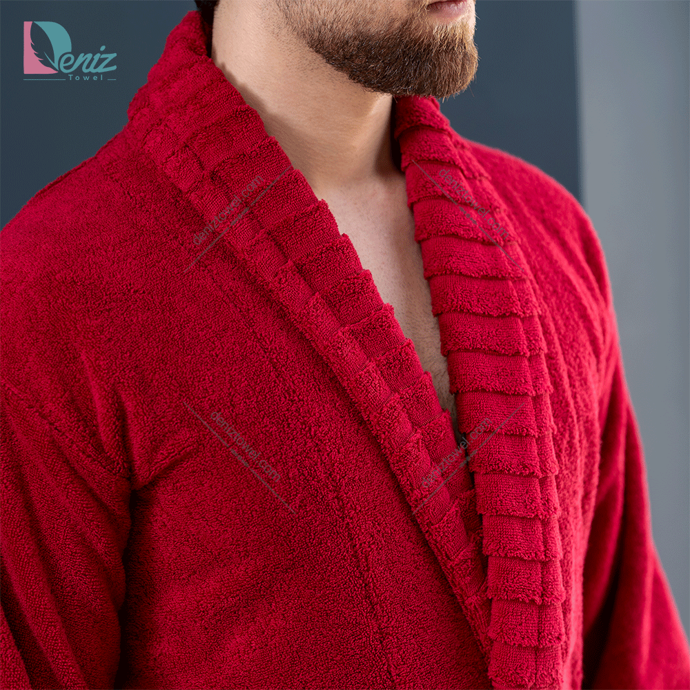حوله تن پوش ویتو رنگ زرشکی