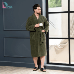 حوله تن پوش ویتو رنگ زیتونی تیره