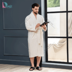 حوله تن پوش ویتو رنگ شیری