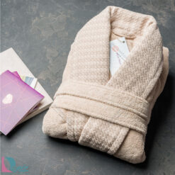 حوله تن پوش پیچازی رنگ نسکافه ای