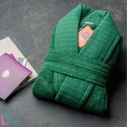 حوله تن پوش پیچازی رنگ یشمی