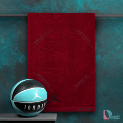 حوله ورزشی JORDAN زرشکی مشکی بزرگ