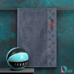 حوله ورزشی JORDAN طوسی قرمز