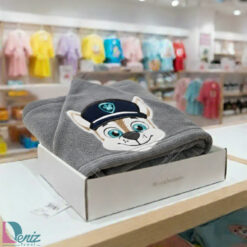 حوله کودک طرح سگ های نگهبان طوسی