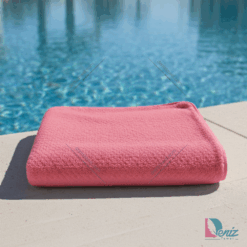 حوله استخری میکروفایبر لایف رنگ گلبهی تیره