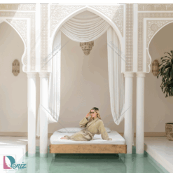 حوله تن پوش seta رنگ سدری