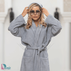 حوله تن پوش seta رنگ طوسی