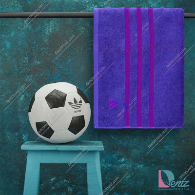 حوله ورزشی adidas ارغوانی ، بنفش بزرگ