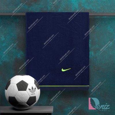 حوله ورزشی NIKE سرمه ای سبز بزرگ