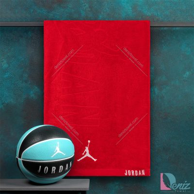 حوله ورزشی JORDAN قرمز سفید بزرگ